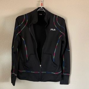 Fila jacket with zipper